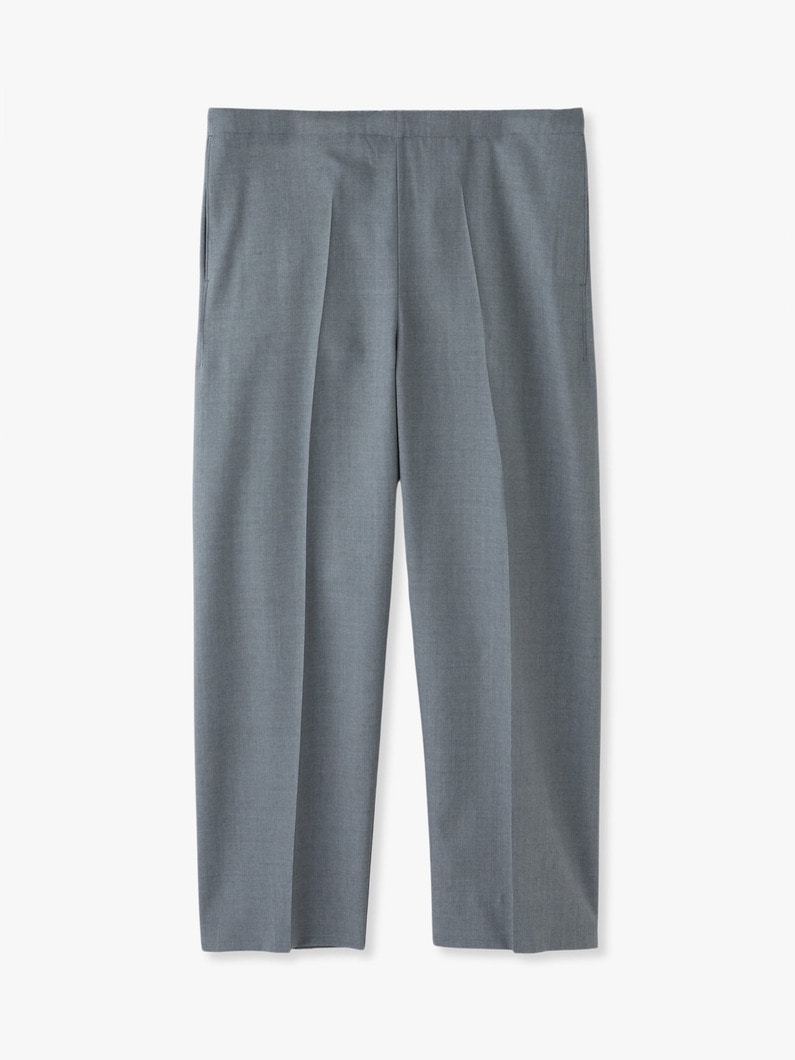 Wool Tropical Easy Pants 詳細画像 top gray 4