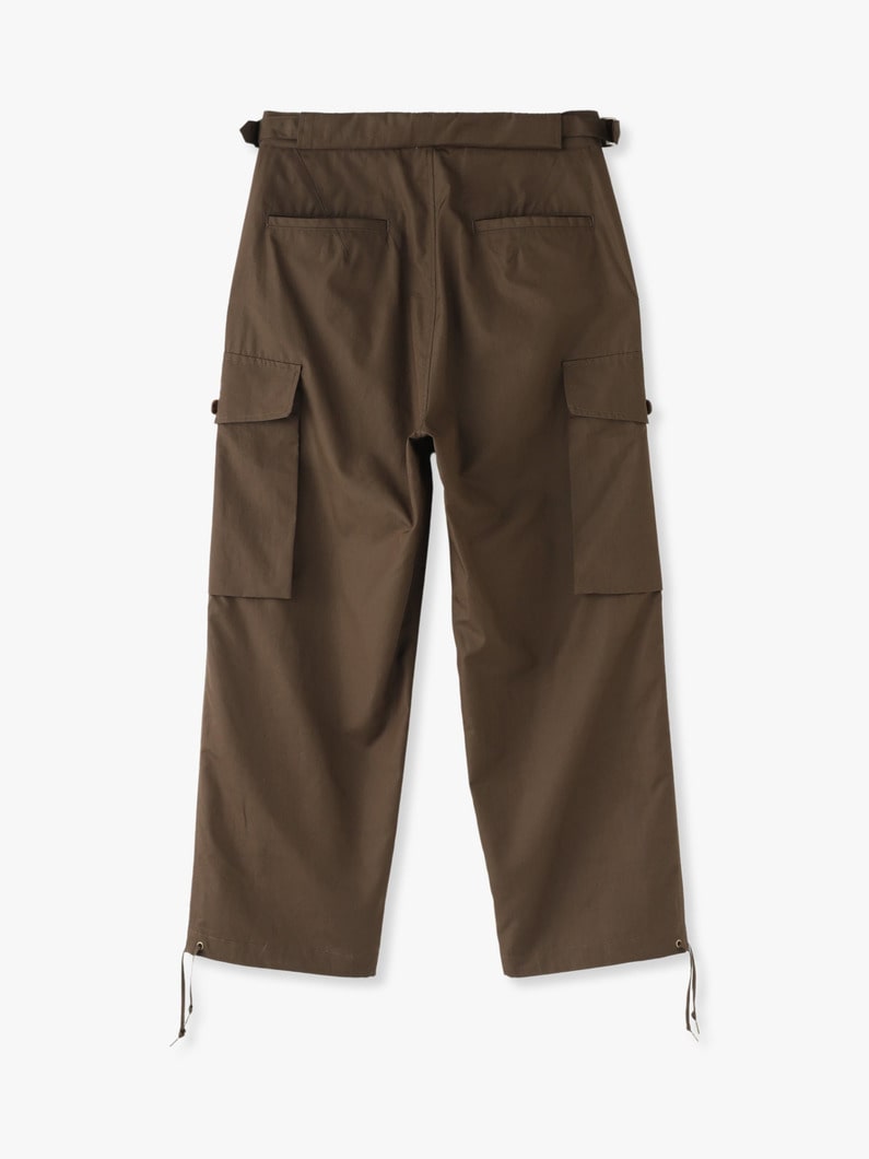 Finx Cotton Cargo Pants (orange/dark brown) 詳細画像 dark brown 1