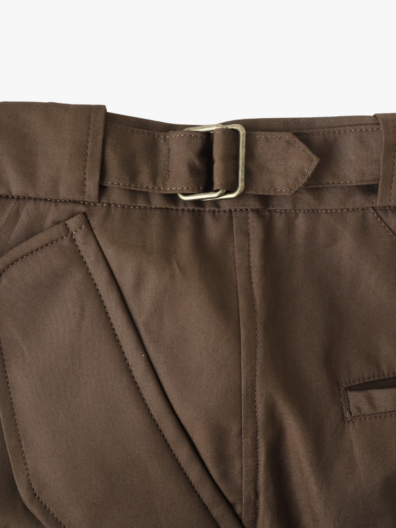Finx Cotton Cargo Pants (orange/dark brown) 詳細画像 dark brown 3