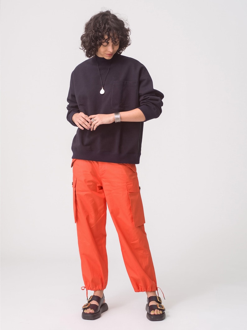 Finx Cotton Cargo Pants (orange/dark brown) 詳細画像 orange 3