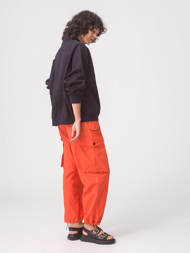 Finx Cotton Cargo Pants (orange/dark brown) 詳細画像 orange 5
