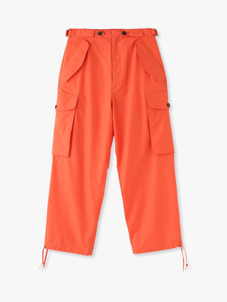 Finx Cotton Cargo Pants (orange/dark brown) 詳細画像 orange 6