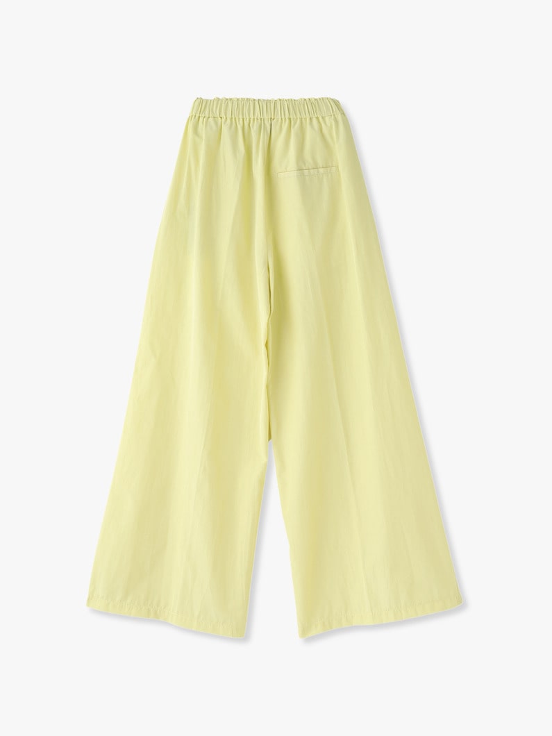 Taffetas Elasticated Wide Pants 詳細画像 light yellow 1