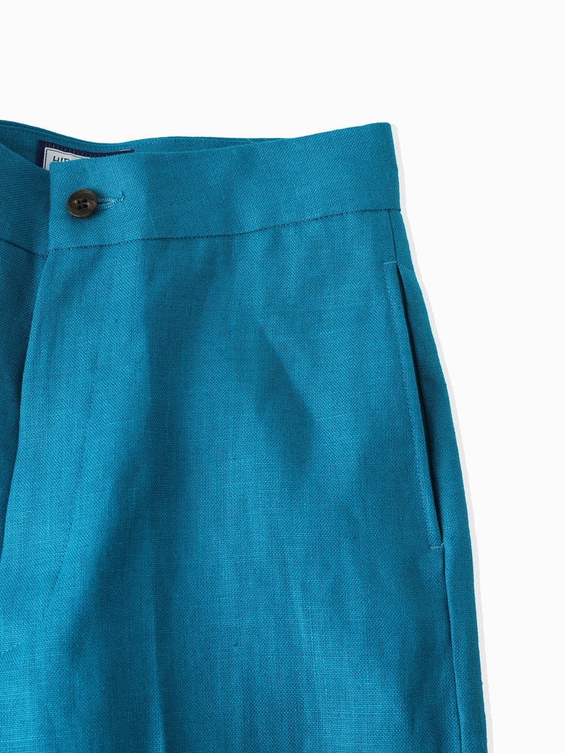 Linen Pants 詳細画像 turquoise 2