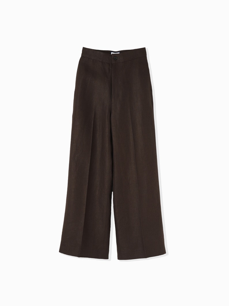 Linen Pants 詳細画像 brown 4