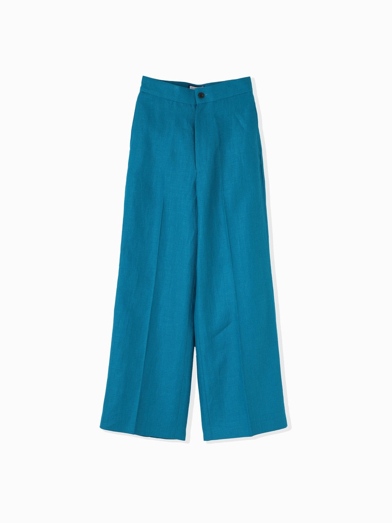 Linen Pants 詳細画像 turquoise