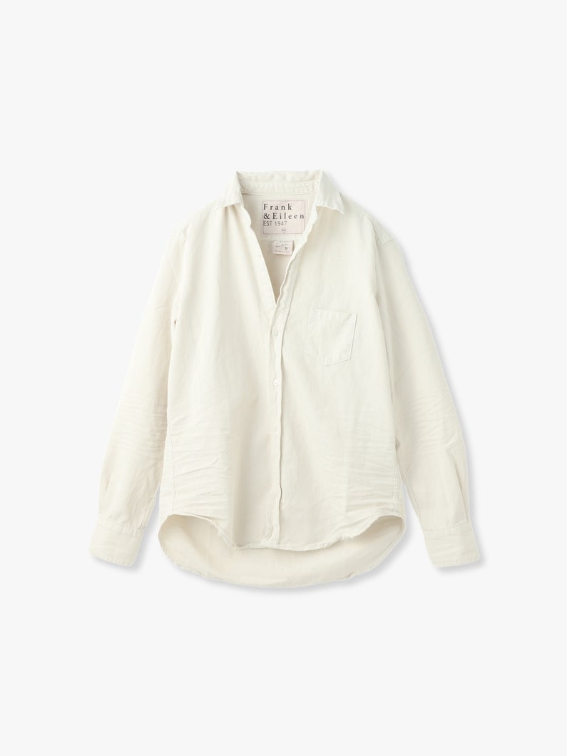 Eileen Cotton Shirt (off white/pink) 詳細画像 off white
