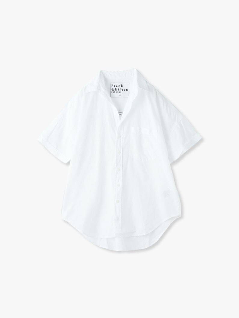 Rose Organic Cotton Voile Shirt 詳細画像 white 1