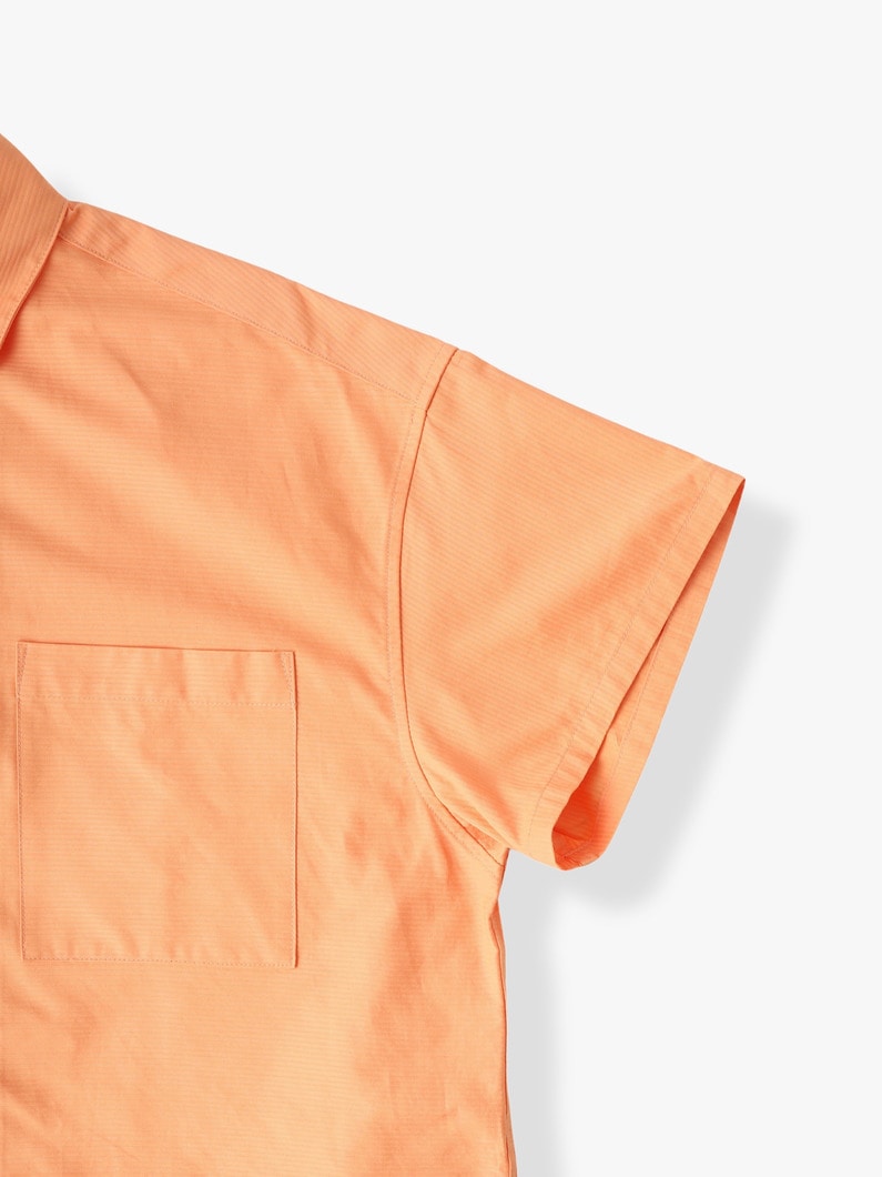 Flat Jacquard Shirt 詳細画像 orange 2