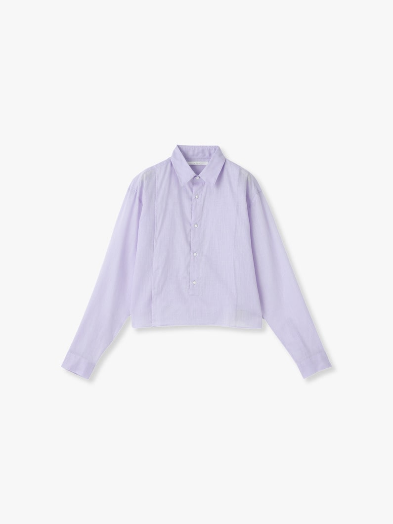 Oasis Cropped Shirt 詳細画像 purple 1