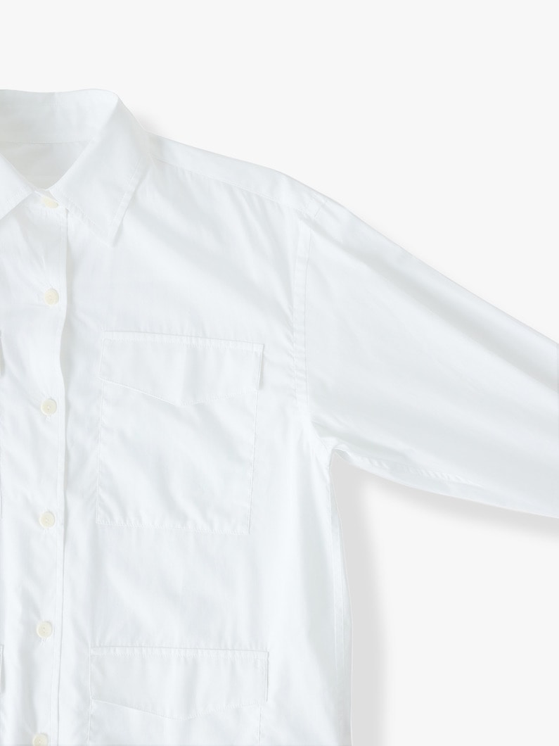 Cargo Pocket Shirt 詳細画像 white 2