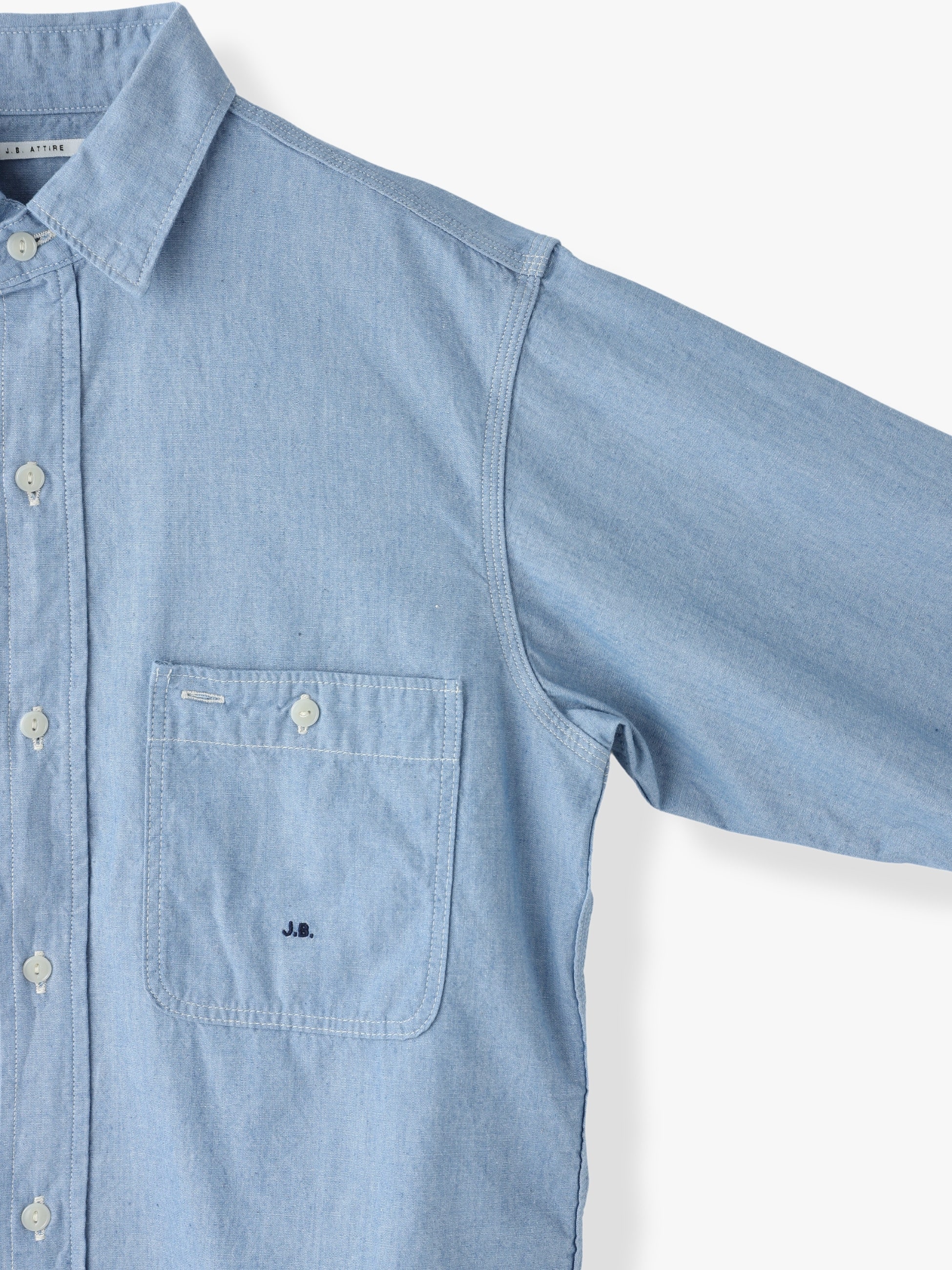 Riviera Chambray Shirt｜J.B. ATTIRE(ジェービーアタイア)｜Ron Herman