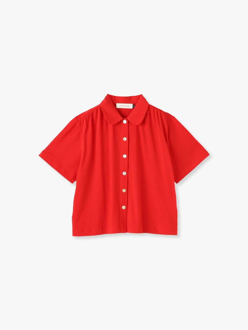 Round Collar Shirt (pink/red/black)｜DEMYLEE(デミリー)｜Ron Herman