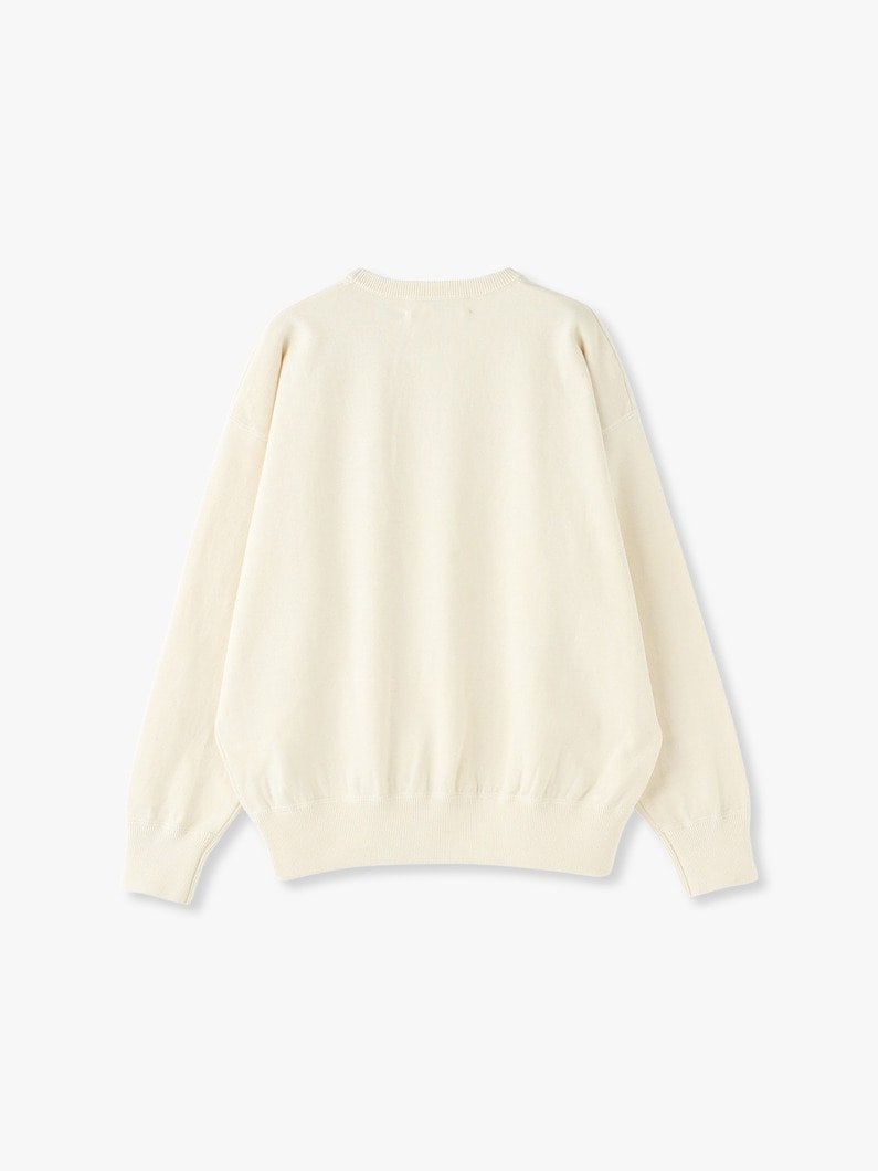 Jacques Knit Pullover (off white / pink / blue) 詳細画像 off white 1