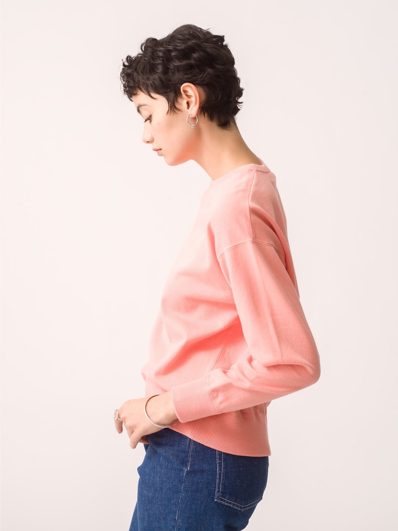 Jacques Knit Pullover (off white / pink / blue) 詳細画像 pink 2