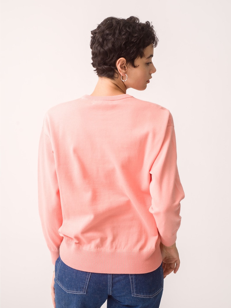 Jacques Knit Pullover (off white / pink / blue) 詳細画像 pink 3