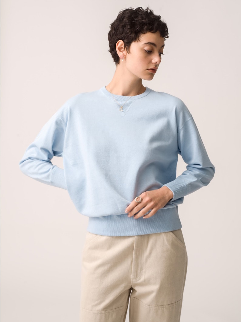 Jacques Knit Pullover (off white / pink / blue) 詳細画像 blue