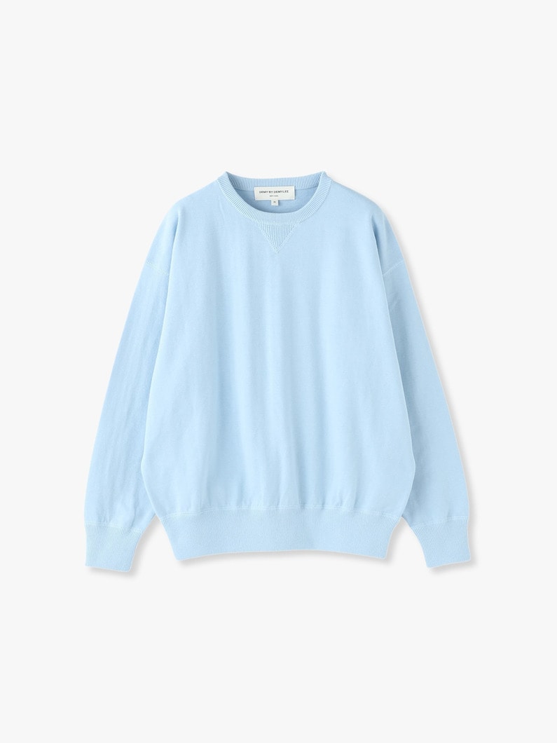 Jacques Knit Pullover (off white / pink / blue) 詳細画像 blue 5
