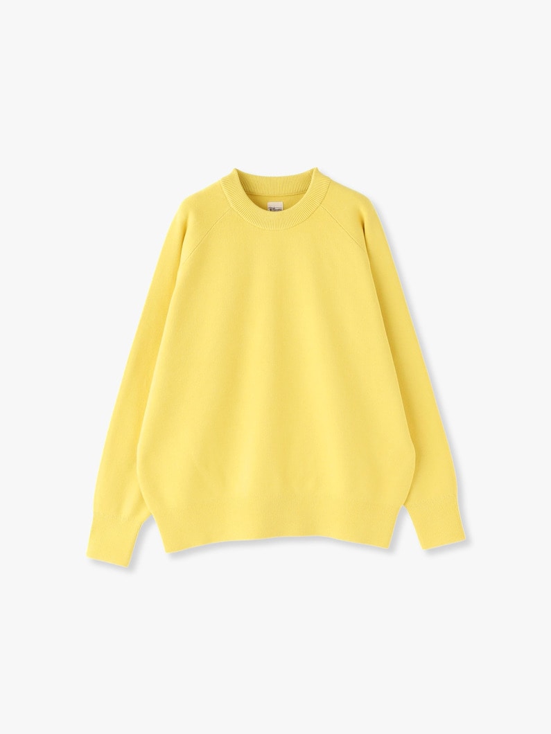 Suvin Cotton Smooth Knit Pullover 詳細画像 yellow 4