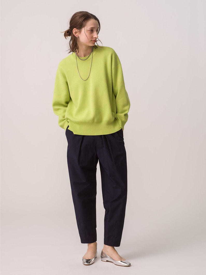Cotton Knit Pullover 詳細画像 green 3