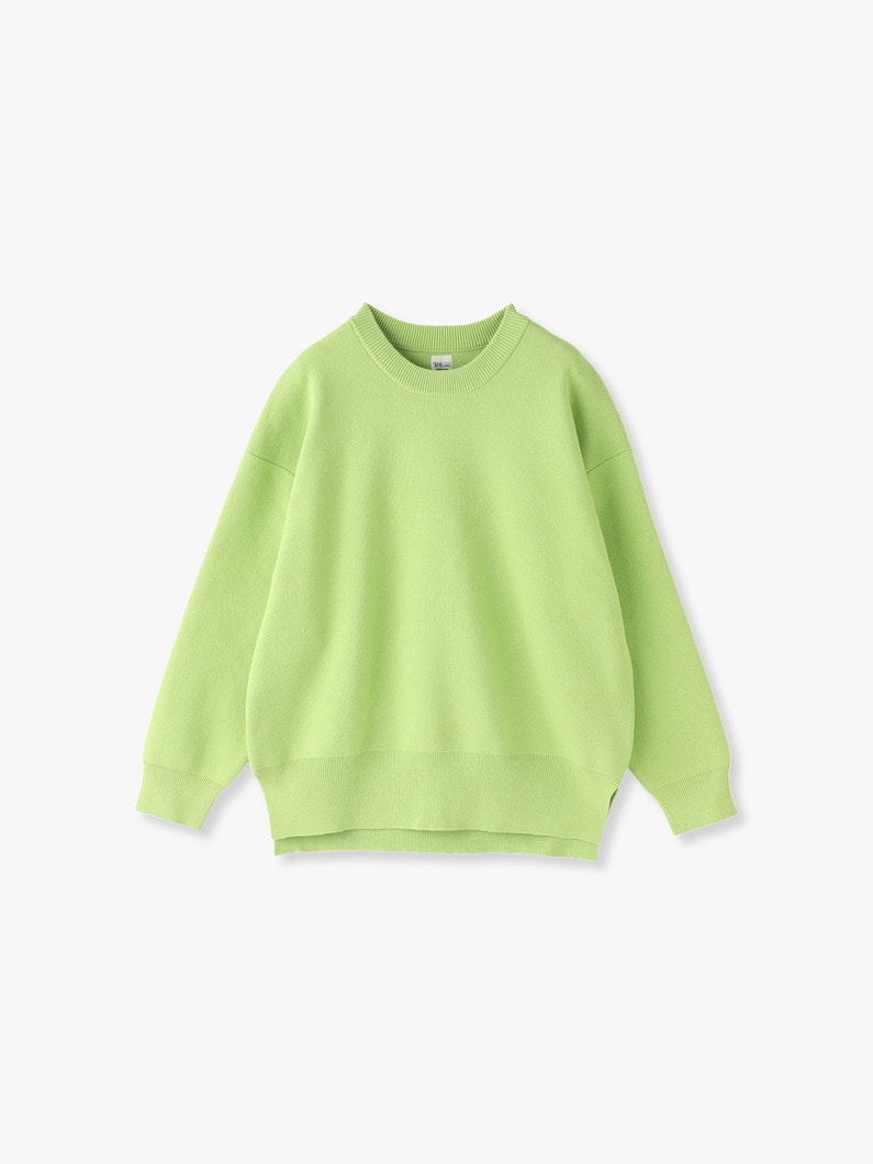Cotton Knit Pullover 詳細画像 green 4
