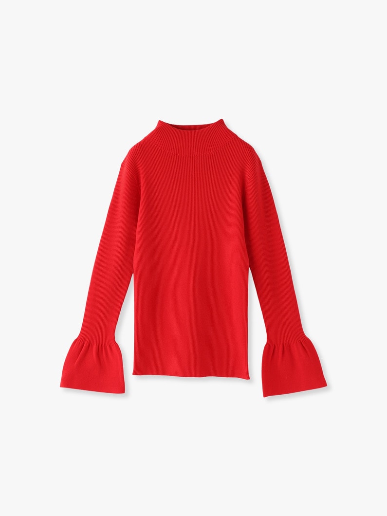 Bell Sleeve Knit Pullover 詳細画像 red 5