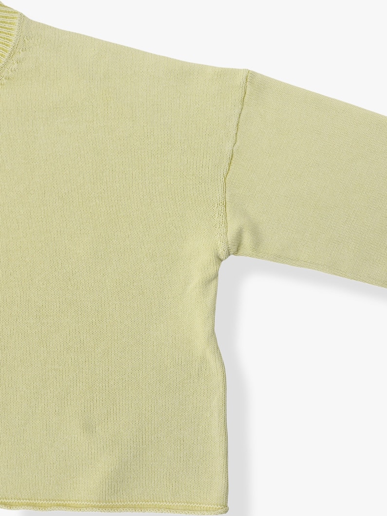 Acid Cotton Knit Pullover 詳細画像 light yellow 2