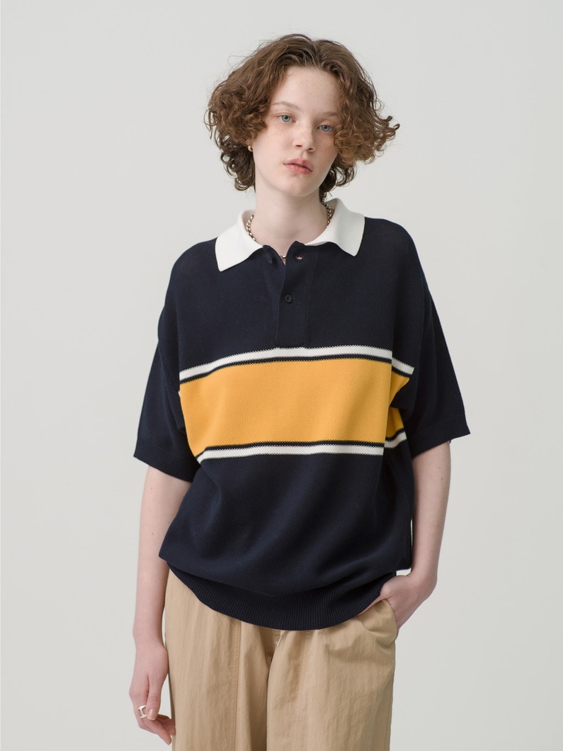 Rugby Knit Pullover 詳細画像 navy 1