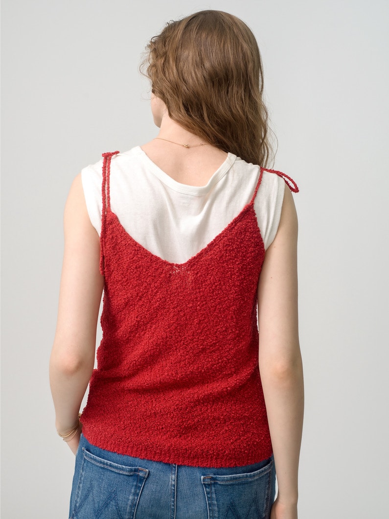 Knit Camisole Top 詳細画像 red 3