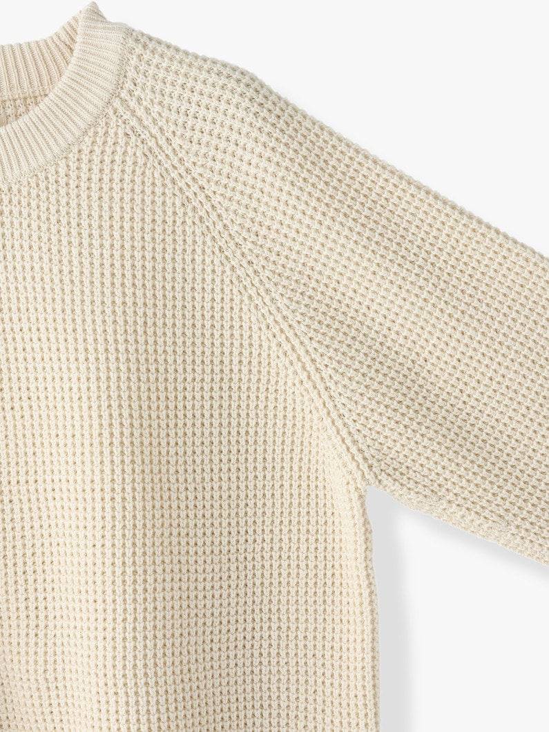 Waffle Knit Pullover 詳細画像 ivory 2