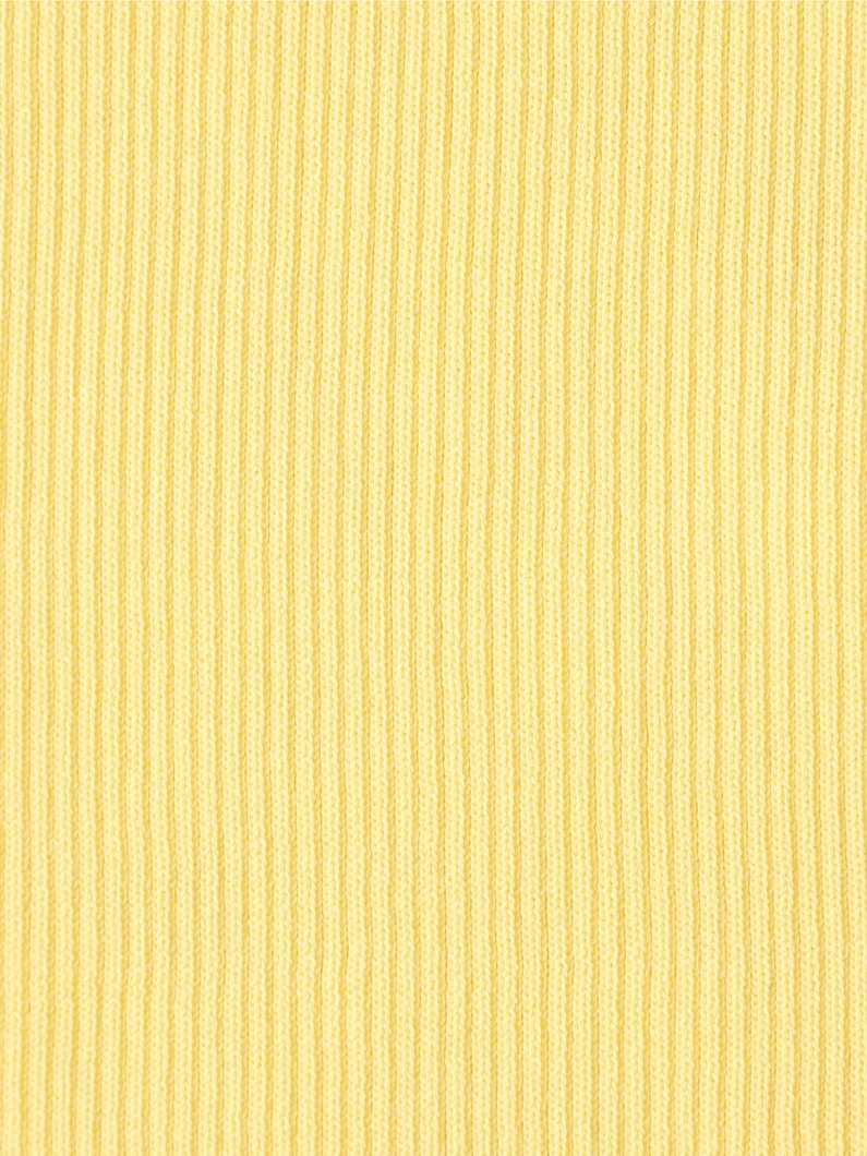 Cotton Nylon Knit Camisole Top 詳細画像 light yellow 3