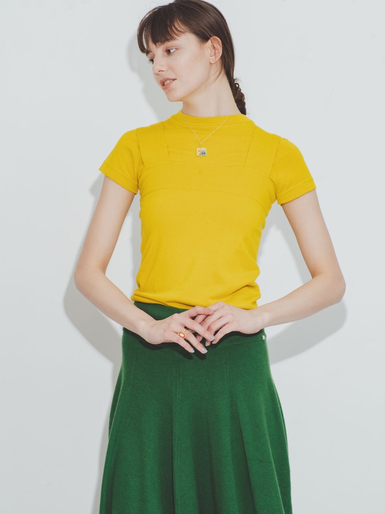 Cara Cotton Cashmere Camisole Top 詳細画像 yellow 1