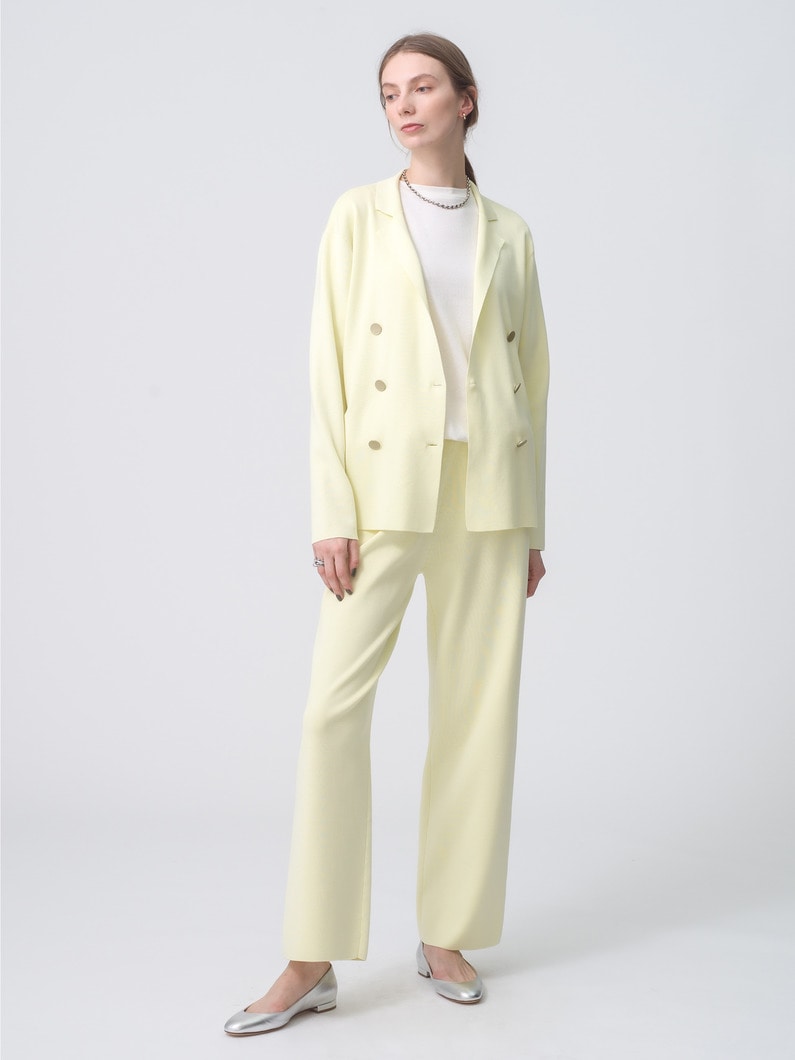 Cotton Silk Knit Jacket（light yellow） 詳細画像 light yellow 3
