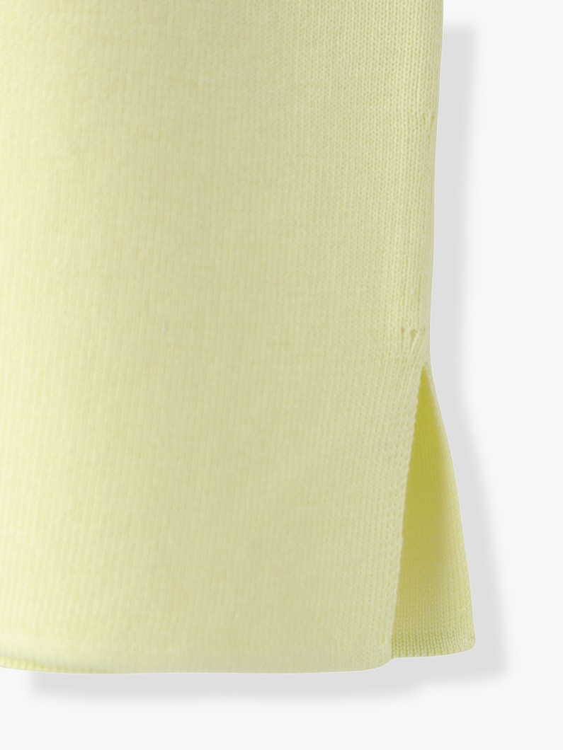 Cotton Silk Knit Tee (light yellow) 詳細画像 light yellow 3