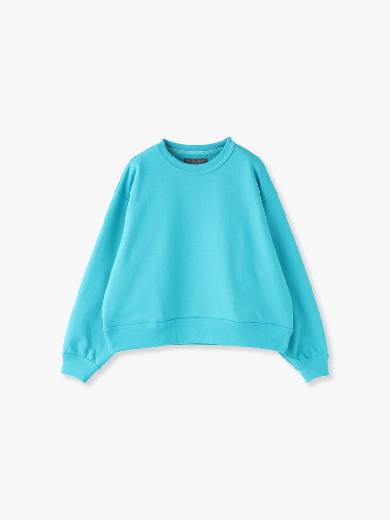 Cropped Sweat Shirt 詳細画像 turquoise