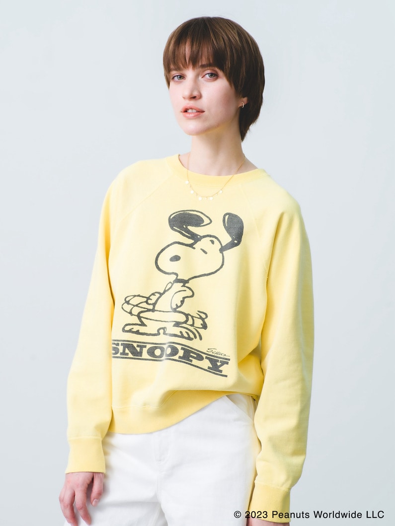 Snoopy Sweat Shirt 詳細画像 yellow