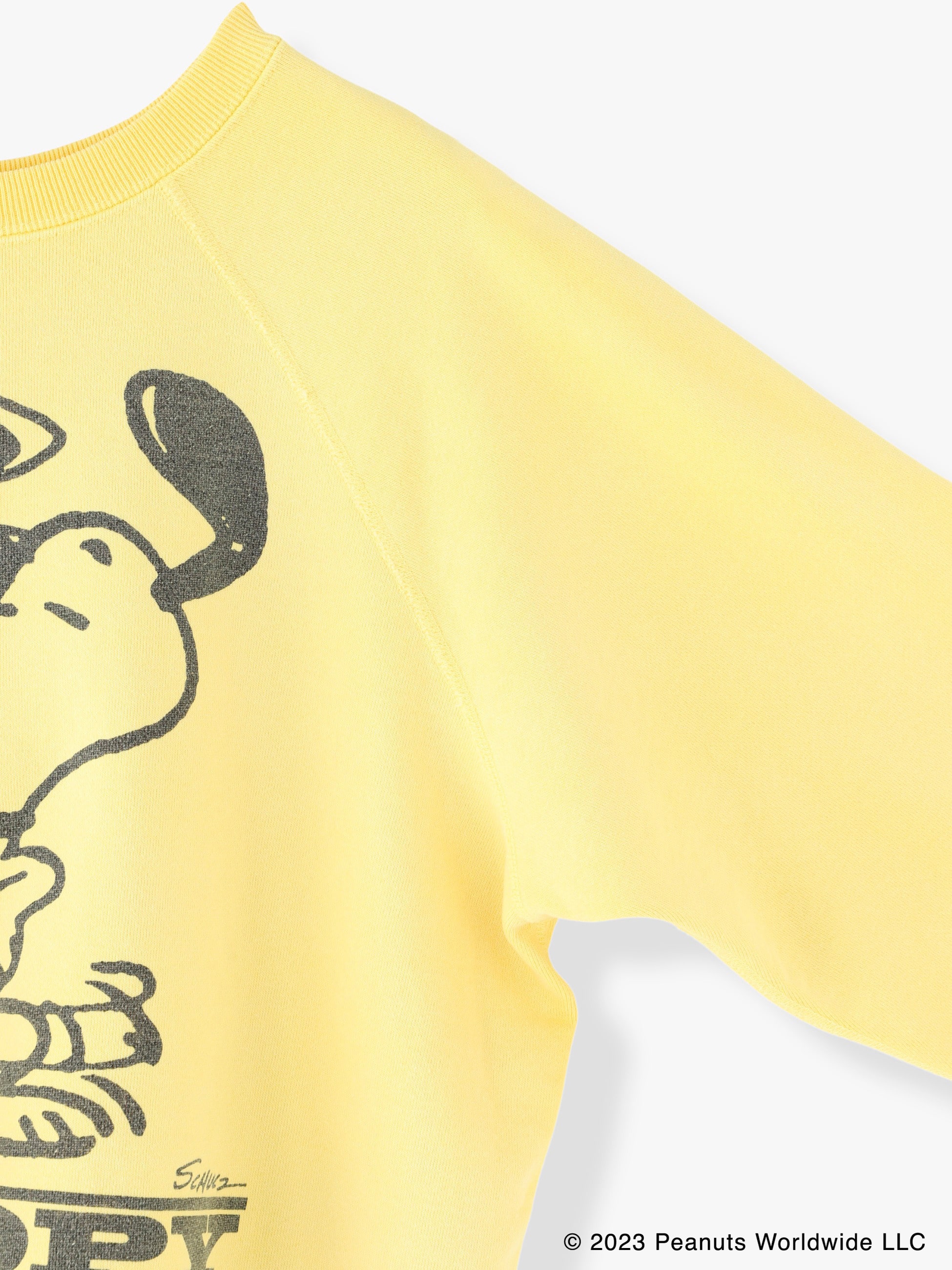 Snoopy Sweat Shirt 詳細画像 yellow 2