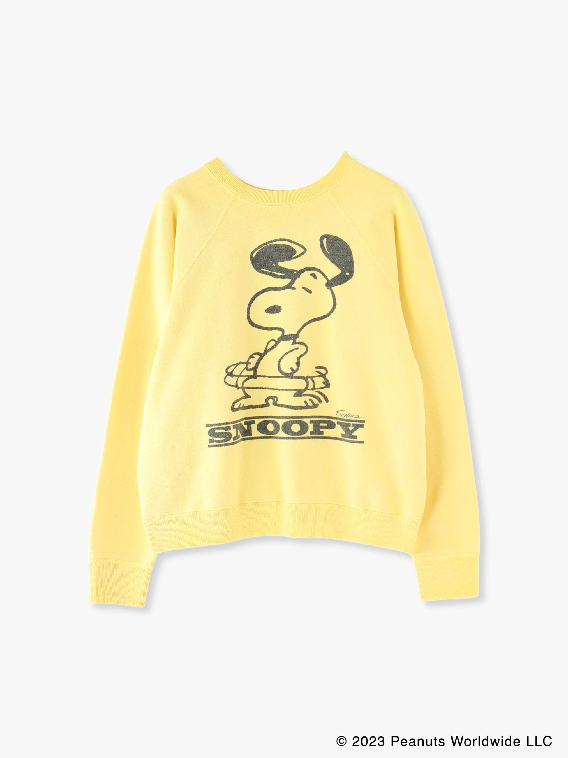 Snoopy Sweat Shirt 詳細画像 yellow 5