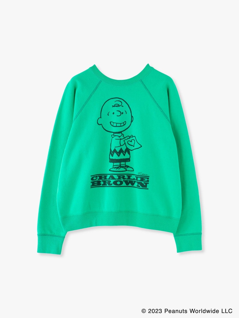 Charlie Brown Sweat Shirt 詳細画像 green 6
