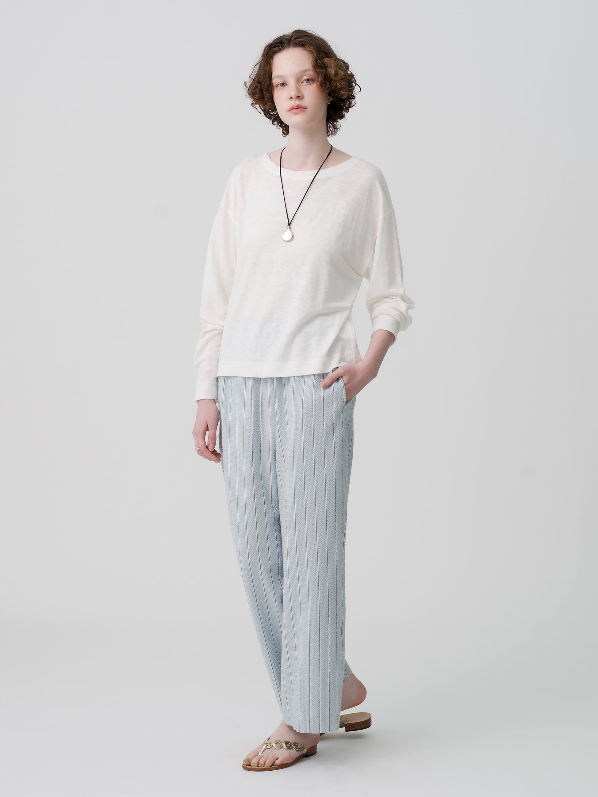 Linen Long Sleeve Tee｜Ron Herman(ロンハーマン)｜Ron Herman