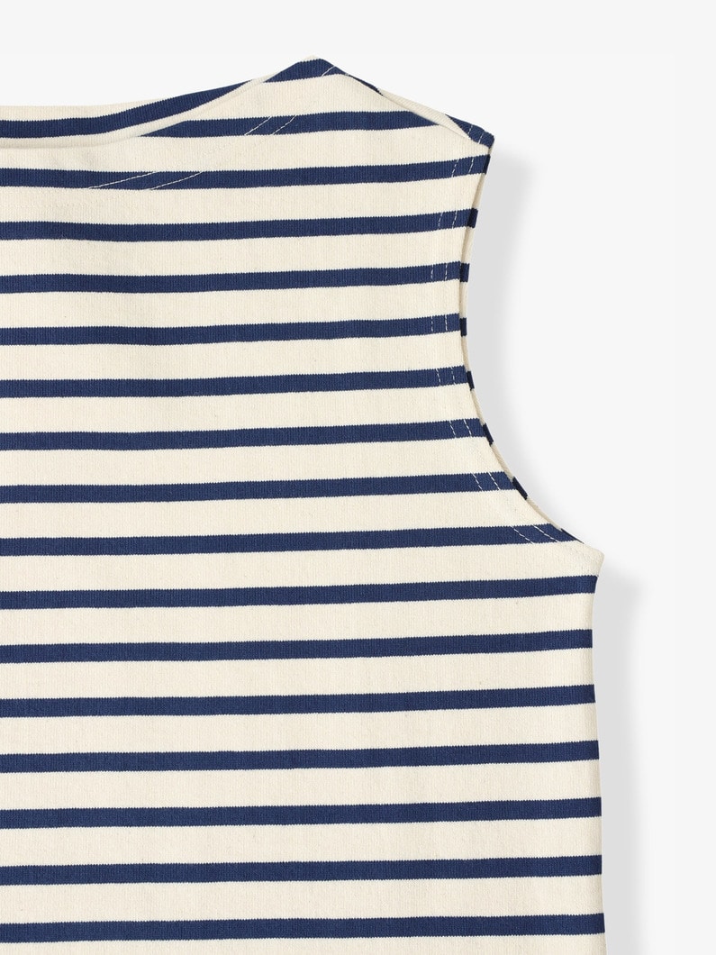 Striped Sleeveless Top (red / blue) 詳細画像 red 2