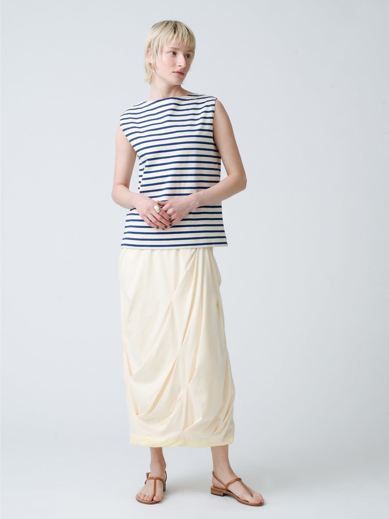 Striped Sleeveless Top (red / blue)｜UNION LAUNCH(ユニオンランチ 