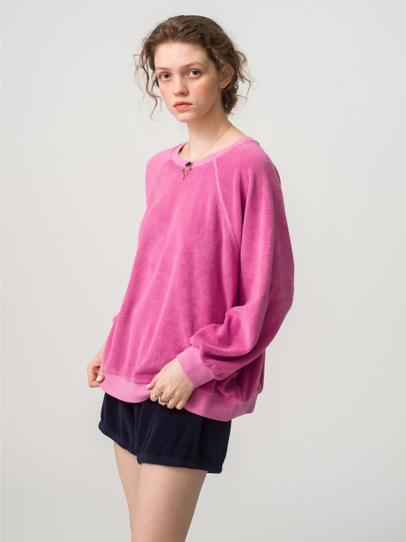 Samos Oversized Sweat Shirt 詳細画像 pink 2