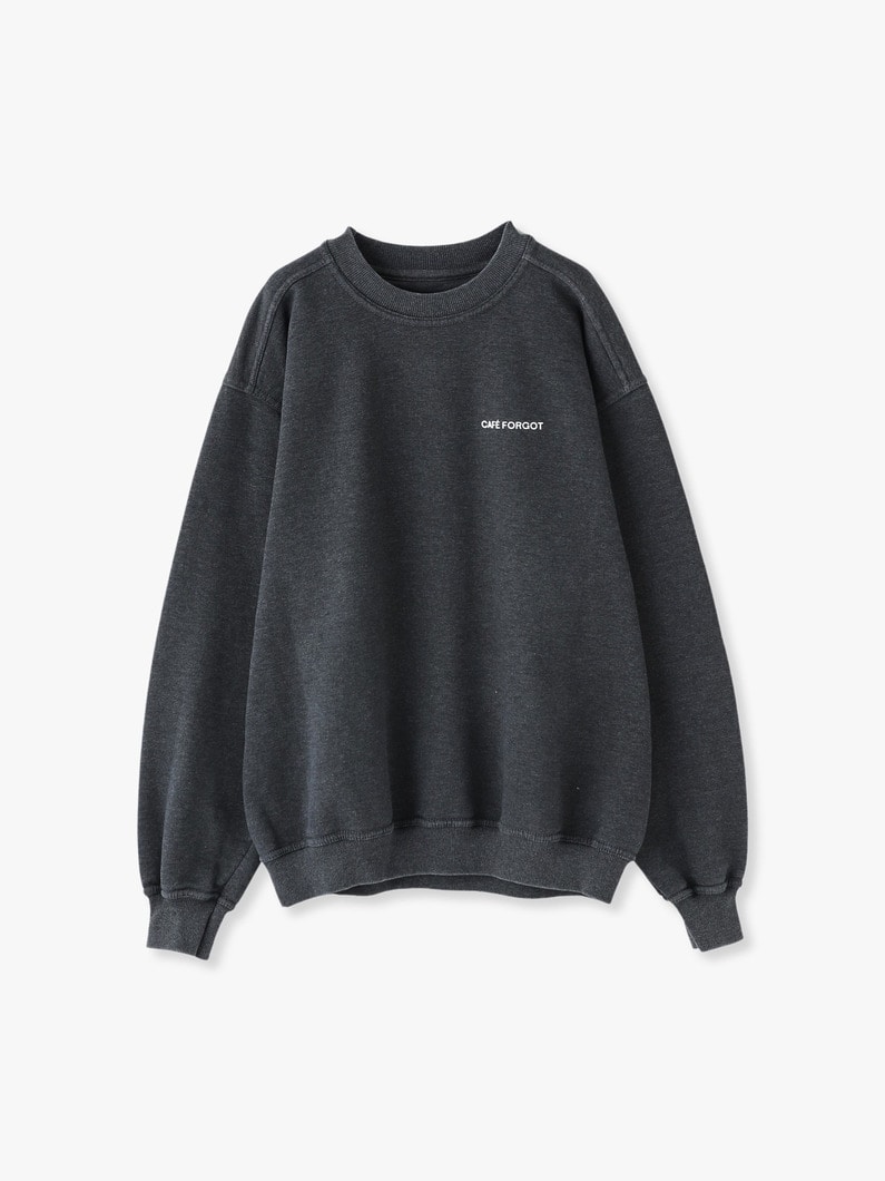 Remake Logo Sweat Pullover 詳細画像 charcoal gray