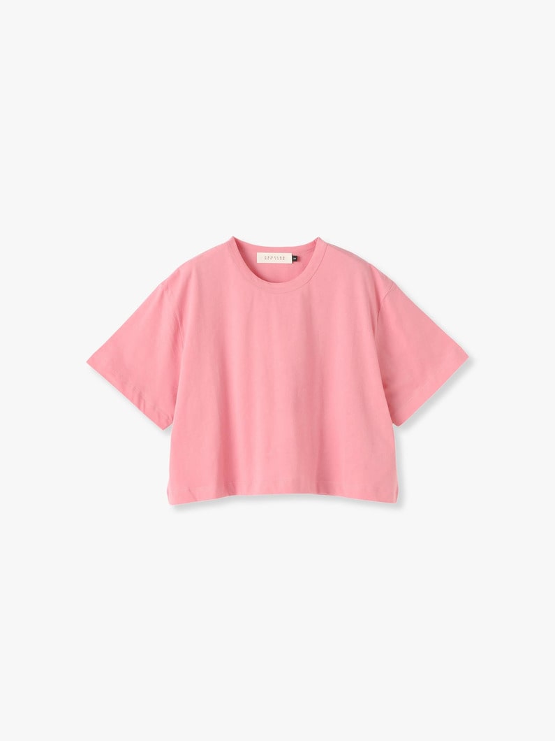 Cropped Tee (pink/red/black) 詳細画像 pink 4