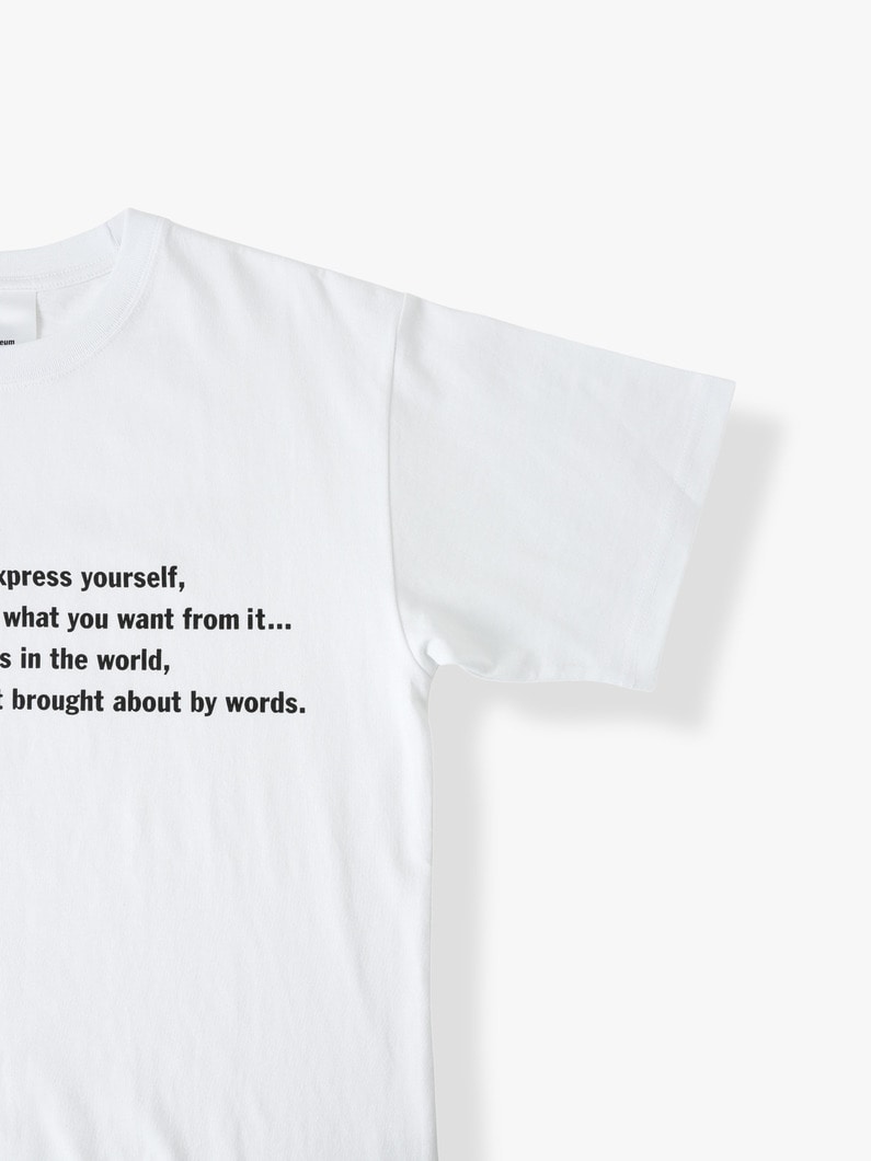 Once You Can Express Yourself Tee (women) 詳細画像 white 2