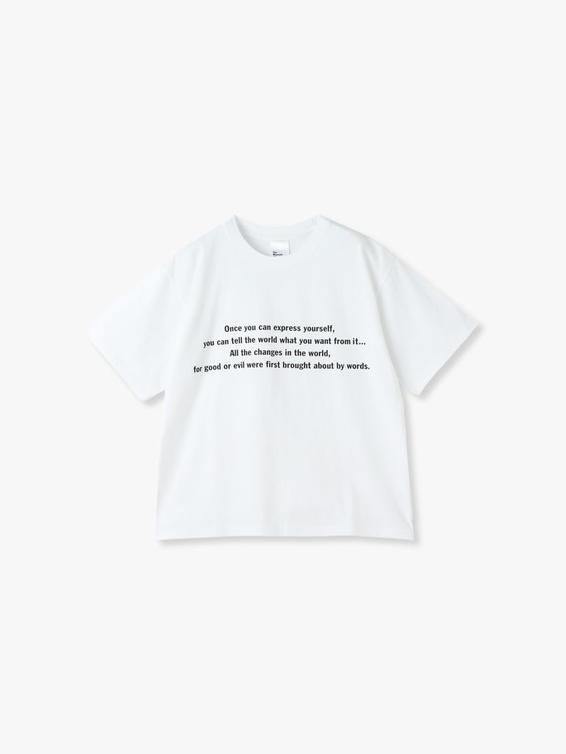 Once You Can Express Yourself Tee (women) 詳細画像 white 3