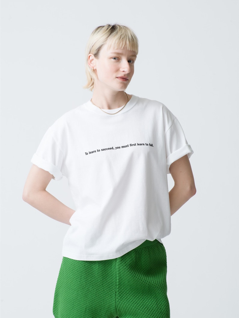 To Learn to Success Tee (women) 詳細画像 white 1