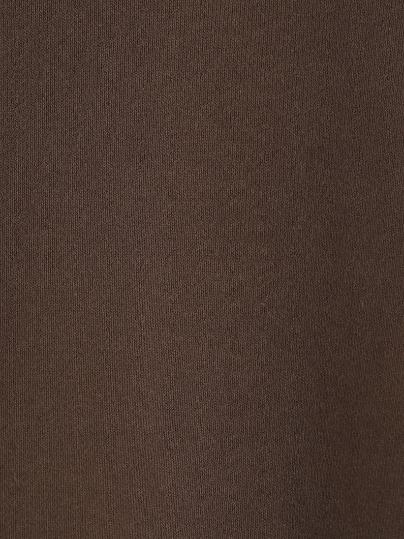 Half Sleeve Cutoff Sweat Shirt 詳細画像 dark brown 3