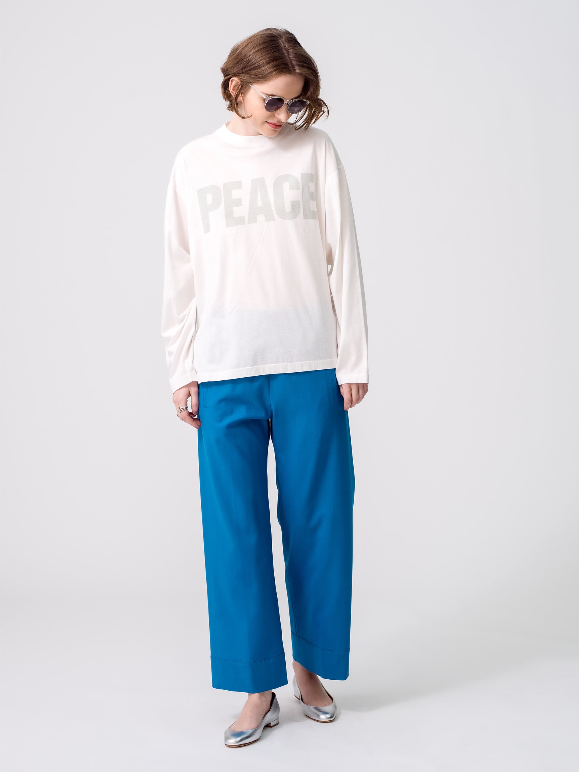 Peace Long Sleeve Tee｜KATHARINE HAMNETT(キャサリンハムネット